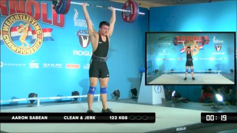 Aaron Sabean CJ 122 kgs