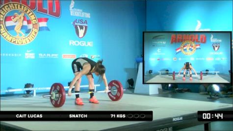 Cait Lucas Snatch 71 kgs