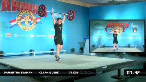 Samantha Seaman CJ 77 kgs