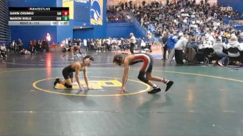 113 lbs Prelim - Gavin Chunko, Saucon Valley vs Mason Sigle, Downingtown West