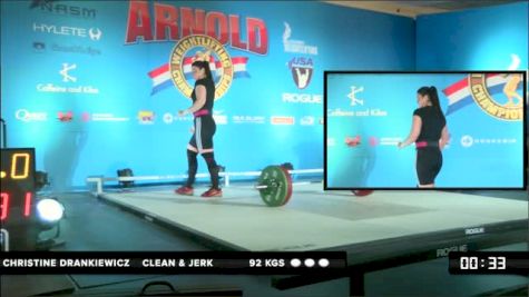 Christine Drankeiwicz CJ 92 kgs