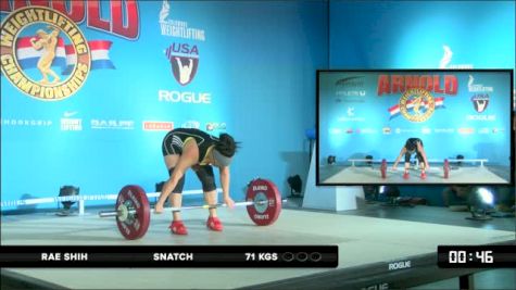 Rae Shih Snatch 71 kgs 2