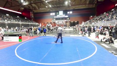 80 lbs Quarterfinal - Jalissa Evans, Widefield WC vs Elise Steiger, Forsyth WC