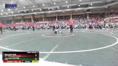 49 lbs Cons. Round 2 - Colson Potter, Piper vs William Roe, WR - Topeka Blue Thunder
