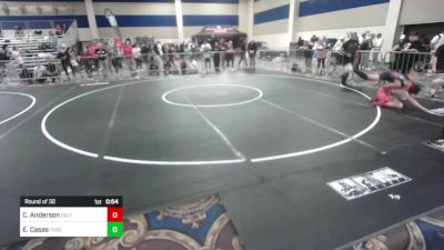 120 lbs Round Of 32 - Christopher Anderson, Delta WC vs Elias Casas, Threshold WC