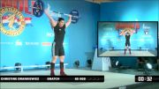 Christine Drankiewicz Snatch 65 kgs