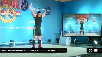 Christine Drankiewicz Snatch 65 kgs