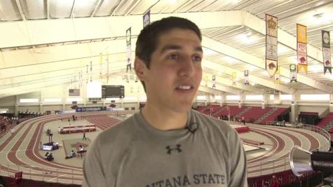 Cristian Soratos one day before NCAA Indoors