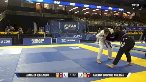 Agatha De Souza Nigro vs Carolina Granzotto Vidal Lima 2026 Pan Jiu Jitsu IBJJF Championship