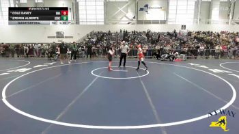 102 lbs Quarterfinal - Cole Davey, B2 Wrestling Academy vs Steven Alberts, Bethlehem Eagles Wrestling Club