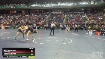 4A 152 lbs Cons. Round 3 - Matthew Foil, Lumberton vs Hunter Jones, Hickory Ridge