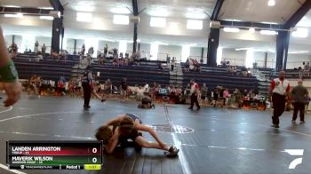 80 lbs Round 2 - Landen Arrington, Troup vs Maverik Wilson, Warrior Ridge