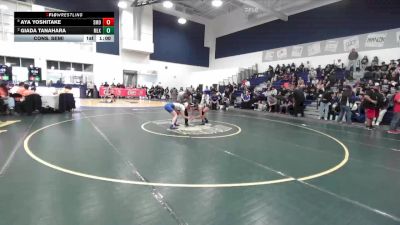 110 lbs Cons. Semi - Aya Yoshitake, San Marino vs Giada Tanahara, Martin Luther King