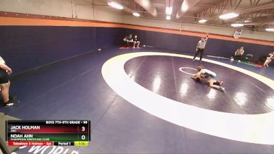 98 lbs Round 2 - Noah Ahn, Champions Wrestling Club vs Jack Holman, JWC