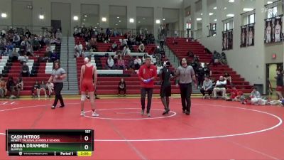 157 lbs Semifinal - Cash Mitros, Hewitt Trussville Middle School vs Kebba Drammeh, Bumpus