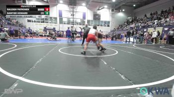 110 lbs Rr Rnd 3 - Raleigh Patronek, Skiatook Youth Wrestling vs Sawyer Howard, Cleveland Takedown