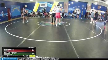 220 White Quarterfinal - Malaki Mowan, Camden County vs Eann Mesa, Gateway