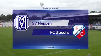 Full Replay - SV Meppen vs FC Utrecht | 2019 European Pre Season - SV Meppen vs FC Utrecht - Jul 14, 2019 at 7:50 AM CDT