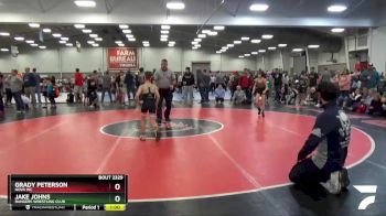 67 lbs Semifinal - Grady Peterson, Nova WC vs Jake Johns, Rangers Wrestling Club