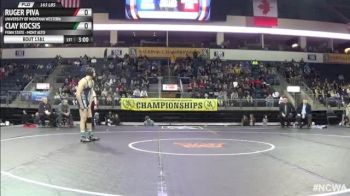 165 lbs finals Ruger Piva University of Montana Western vs. Clay Kocsis Penn State - Mont Alto 2