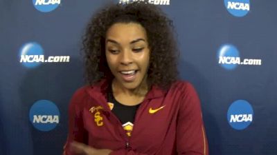 Ky Westbrook, freshman from USC gets 2nd in 60m