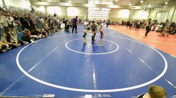 43 lbs Round Of 16 - Aksel Davis, Wagoner Takedown Club vs Abel Horne, Springdale Youth Wrestling Club