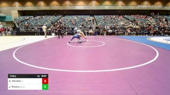 145 lbs Consolation - Alec Peralta, Temecula Valley vs Jaime Rivera, Sunnyside