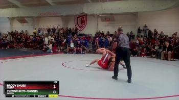 175 lbs Champ. Round 2 - Brody Shuss, Legend vs Trevor Keys-Crooks, Meeker