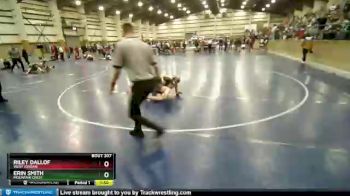120 lbs Champ. Round 2 - Erin Smith, Mountain Crest vs Riley Dallof, West Jordan