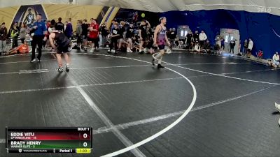 126 lbs Finals (2 Team) - Brady Henry, Warner Elite vs Eddie Vitu, CP Wrestling