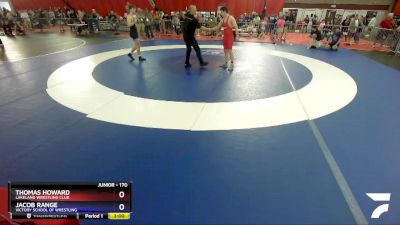 170 lbs Cons. Round 2 - Thomas Howard, Lakeland Wrestling Club vs Jacob Range, Victory School Of Wrestling