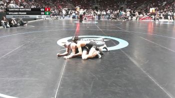 5A 113 lbs Quarterfinal - Santino Martinez, Volcano Vista vs Ryland Frank, Piedra Vista