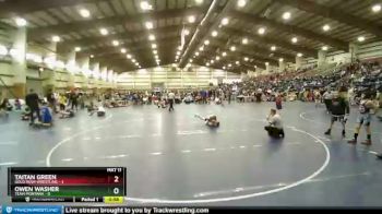 77 lbs Round 2 (4 Team) - Taitan Green, Gold Rush Wrestling vs Owen Washer, Team Montana