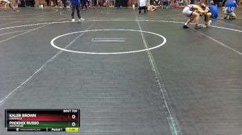 88-92 lbs Cons. Round 1 - Kaleb Brown, Louisville vs Phoenix Russo, Westshore