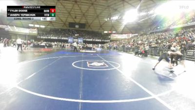 Boys 2A 144 lbs Cons. Round 2 - Tyler Dodge, Bainbridge vs Joseph Yefimchuk, Fife