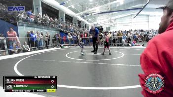 49 lbs Semifinal - Dante Romero, Duran vs Elijah Wiese, Butler