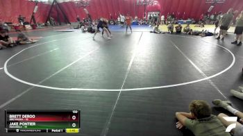 150 lbs Placement Matches (16 Team) - Jake Pontier, Indianola vs Brett DeRoo, BBE/Waska
