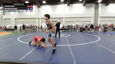 144 lbs Champ. Round 1 - Julian Solis, CA vs Mathew Elyash, FL