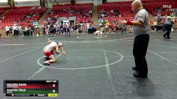 72 lbs Quarterfinal - Holden Davis, Unattached vs Masten Felix, OCRTC