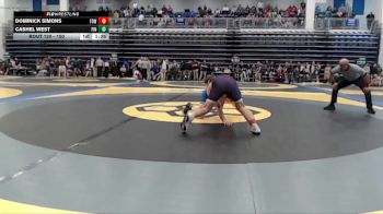 150 lbs Champ. Round 2 - Cashel West, Findlay vs Dominick Simons, Fowlerville