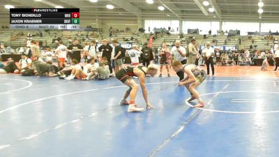112 lbs Semifinal - Tony Biondillo, Ohio United - MS vs Jaxon Kraemer, Team Lil SHUTTs - MS