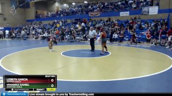 125lbs Cons. Round 3 - Vivianna Daniel, Sunnyside (Girls) vs Lizbeth Garcia, Kamiakin (Girls)