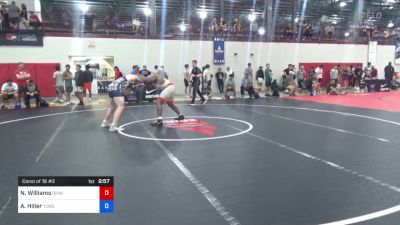 97 kg Consi Of 16 #2 - Nigel Williams, Brave Tough Wrestling Club vs Ajay Hiller, Ydksaw