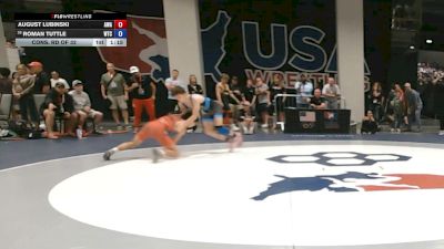 55 kg Cons. Rd Of 32 - August Lubinski, Askren Wrestling Academy vs Roman Tuttle, Wichita Training Center