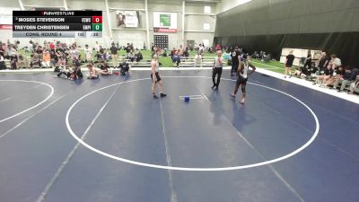 Junior Boys - 150 lbs Cons. Round 4 - Treyden Christensen, Empire vs Moses Stevenson, Franklin Central Wrestling Club