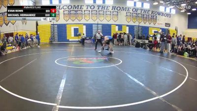 165 lbs Quarterfinals (8 Team) - Evan Rowe, Braden River vs Michael Hernandez, Charlotte Hs