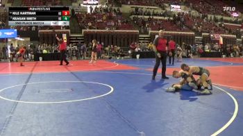 152 lbs 2nd Place Match - Kile Hartman, HUGHESVILLE SPARTANS vs Keagan Smith, HUGHESVILLE SPARTANS