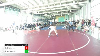 113 lbs Quarterfinal - Chrystian Owens, Mojave WC vs Zack Samano, Chino WC