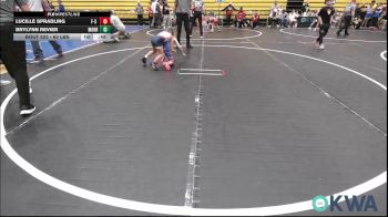 60 lbs Consolation - Lucille Spradling, F-5 Grappling vs Brylynn Revier, Morrison Takedown Club