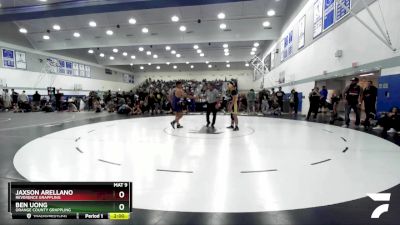 165 lbs Round 2 - Ivan Rodriguez, Wolves Den Wrestling Club vs Noah Alonso, Cvbjj